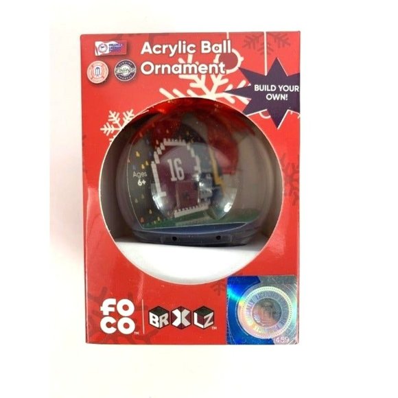 Alabama L Go Ornament Roll Tide NIB NWT Crimson Football Holiday Christmas - Picture 3 of 3